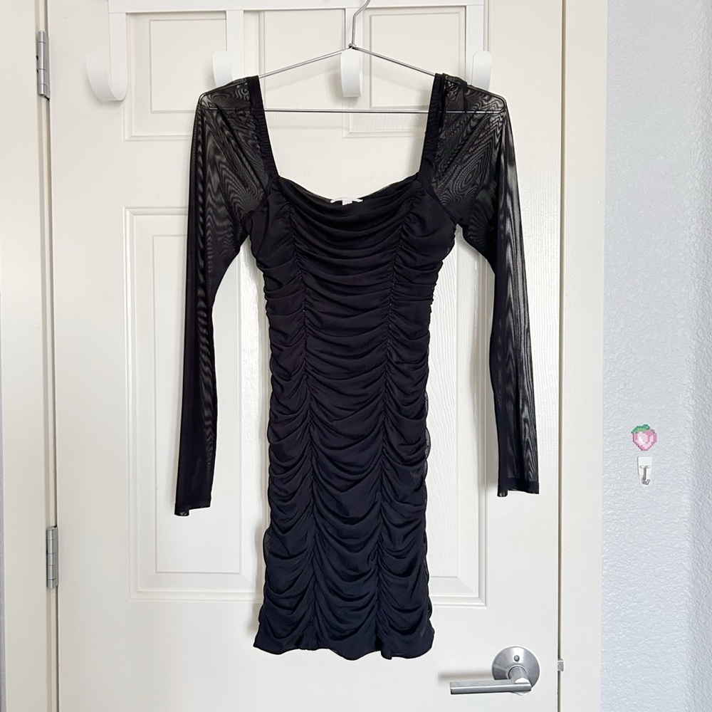 Ruched Mini Dress